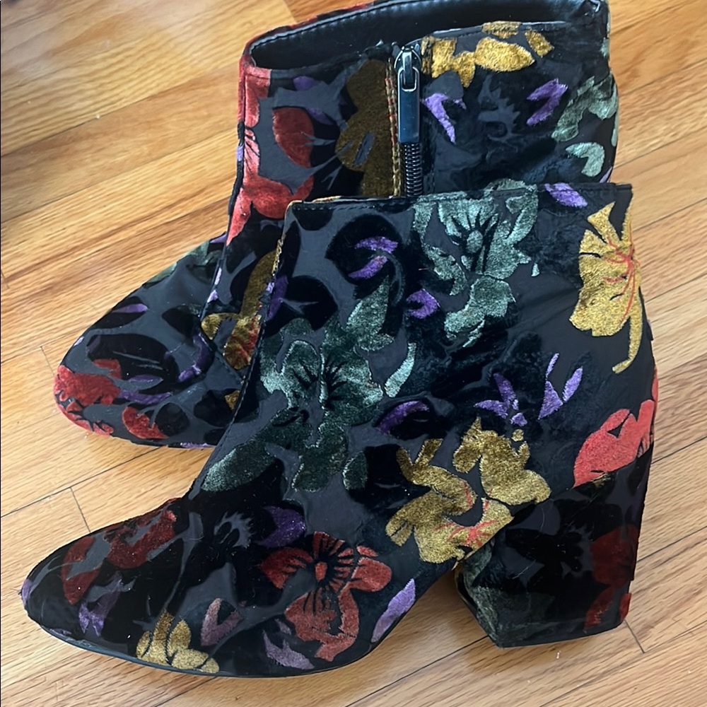 Gorgeous floral booties